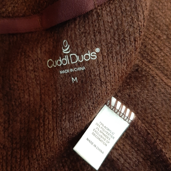 Cuddl Duds cardigan - Picture 2 of 6